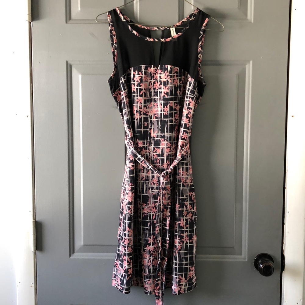 Cocktail dress with floral print